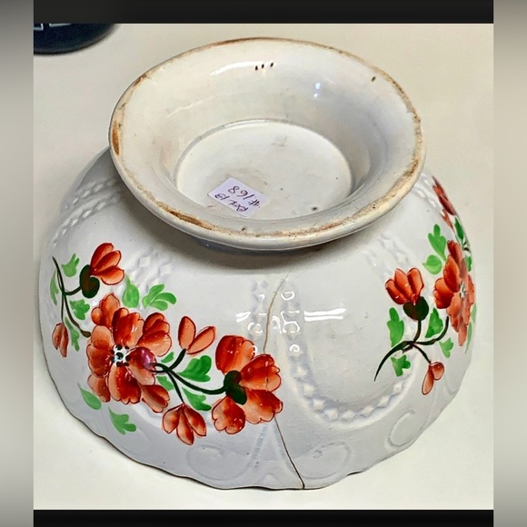 Early 19th Century Gaudy Welsh Unrecorded Green Floral Pattern "29" Bowl - Picture 9 of 10